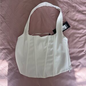 Nasty Gal White Crop Top